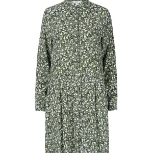 Meera-M Kjole - Antares Print Bronze Green