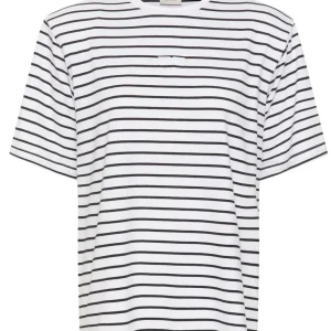 SamurillyGZ Striped T-shirt - White Black Stripe