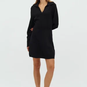 Selia Knit Kjole - Black