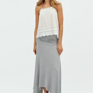 Okko-F Nederdel - Medium Grey Melange
