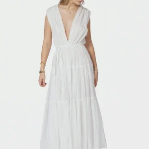 Misha S Voile Kjole - White