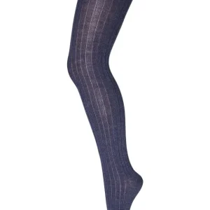Uld Strømpebukser, Dark Denim Melange, MP Denmark
